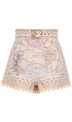 Flowering Girl Women High Tide Belted Short