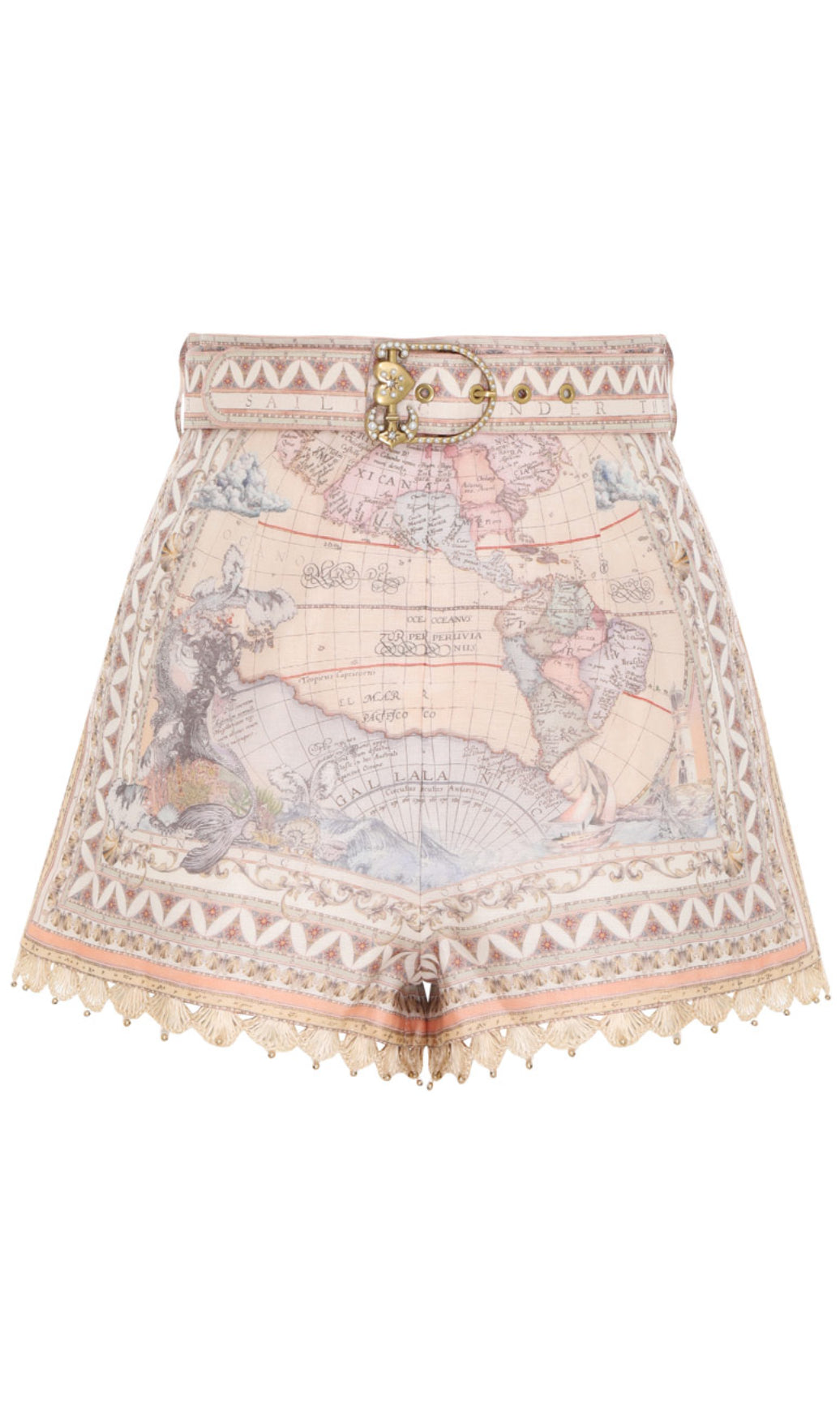 Flowering Girl Women High Tide Belted Short