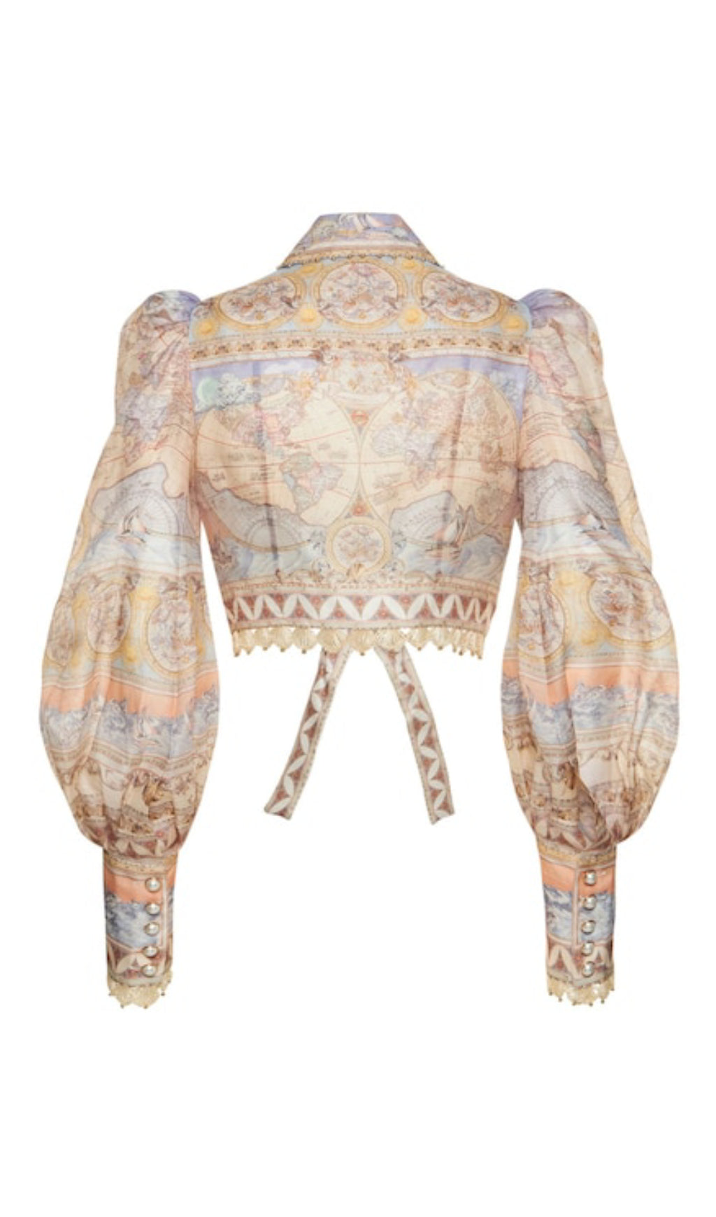 Flowering Girl Women High Tide Cropped Shirt