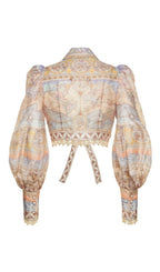 Flowering Girl Women High Tide Cropped Shirt