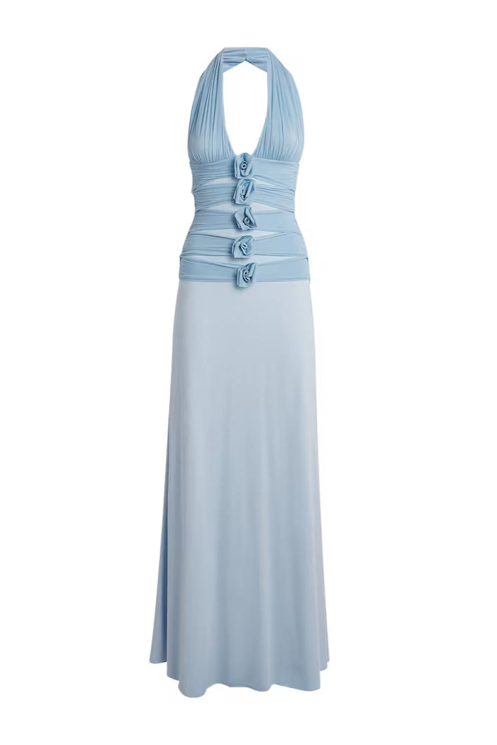 Halterneck Villadiego Maxi Dress