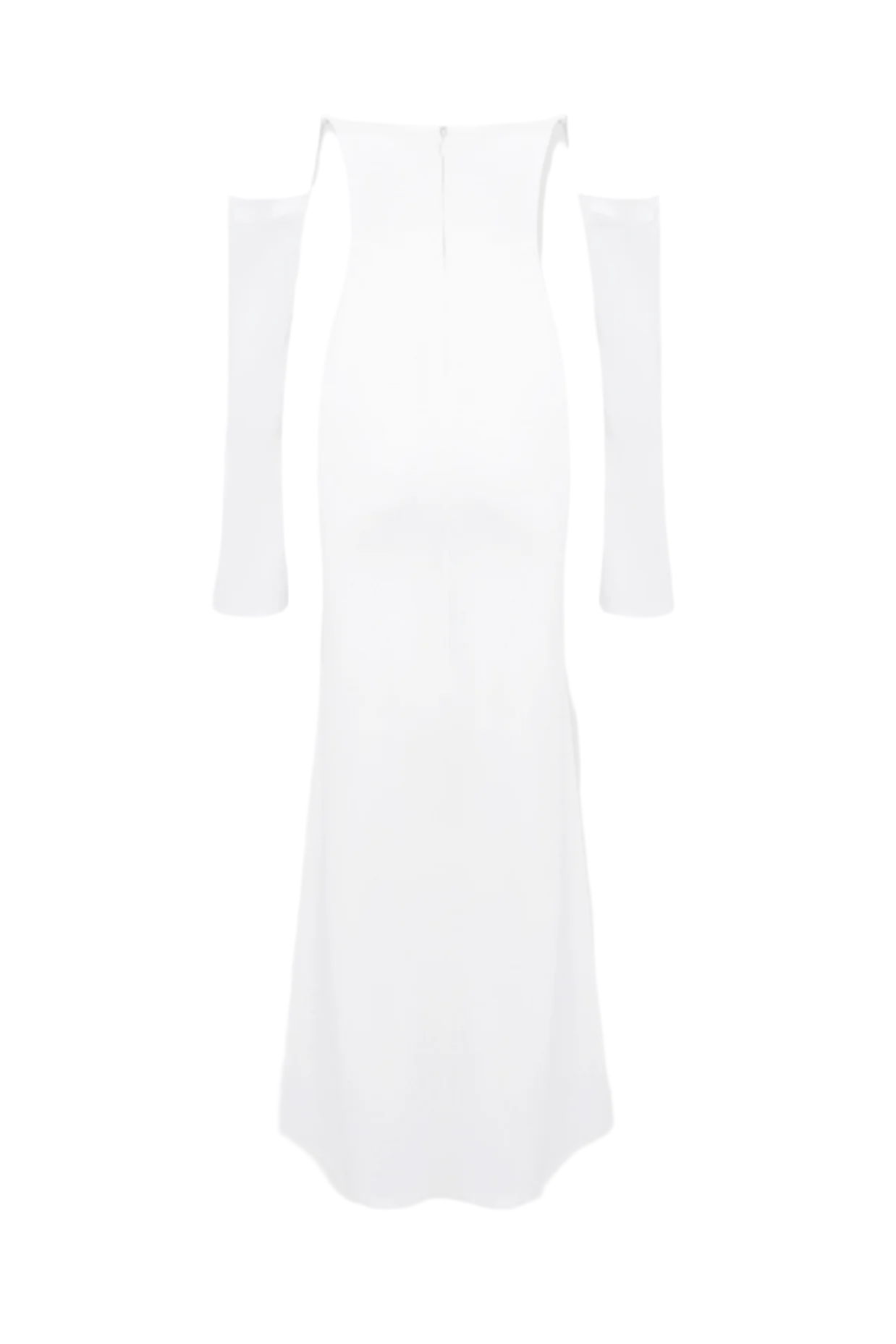 Flowering Girl Women Off Shoulder Corset Maxi Dress - White