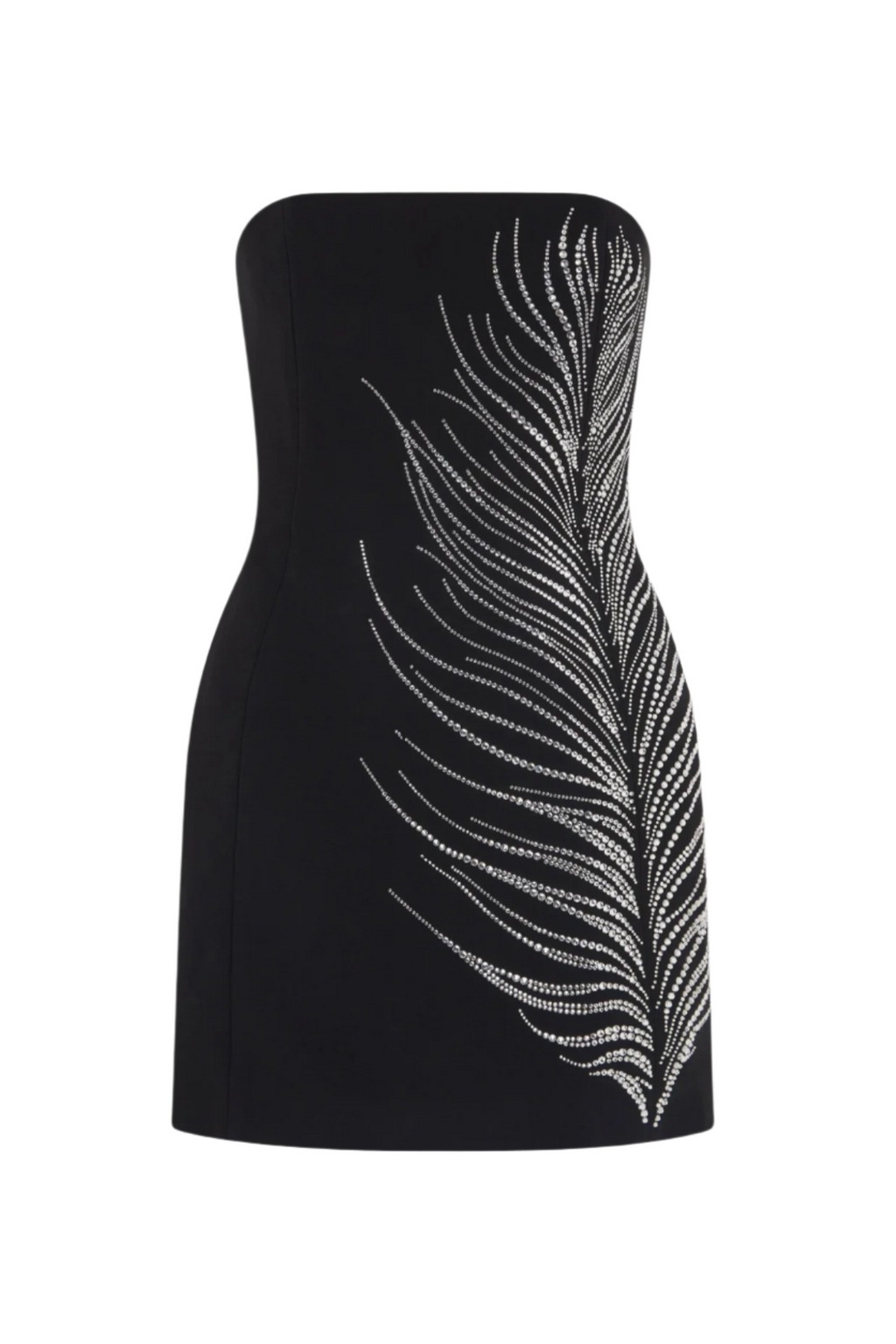 Flowering Girl Women Hlisa Strapless Feather Embellished Mini Dress