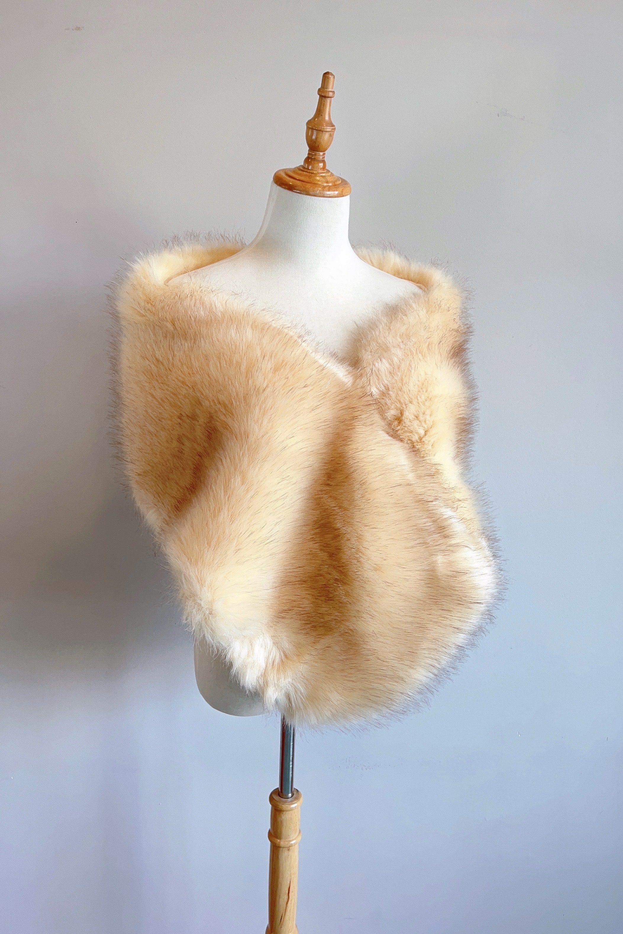 isabel Fur Shawl