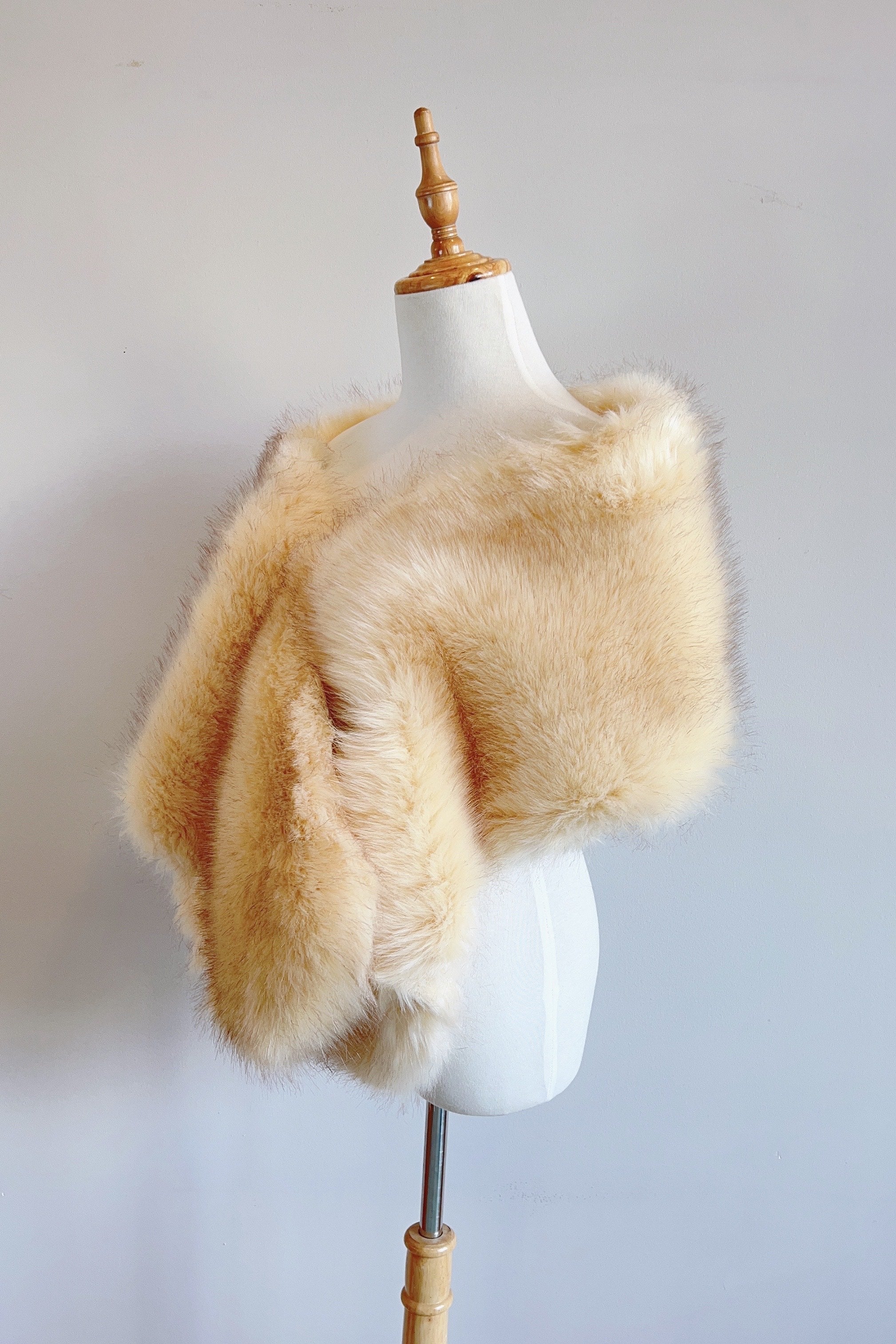 isabel Fur Shawl