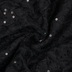Flowering Girl Women Black Feather Sequin Jumpsuit
