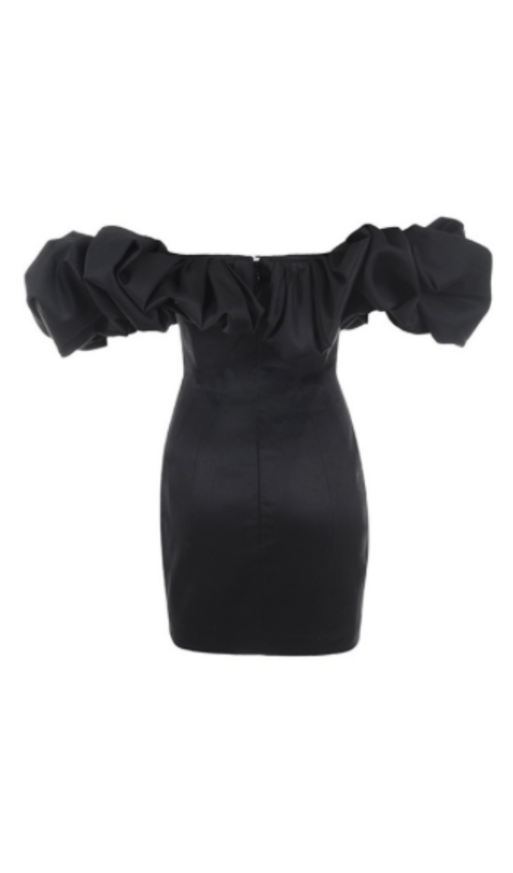 Flowering Girl Women Satin Ruffle Strapless Dress