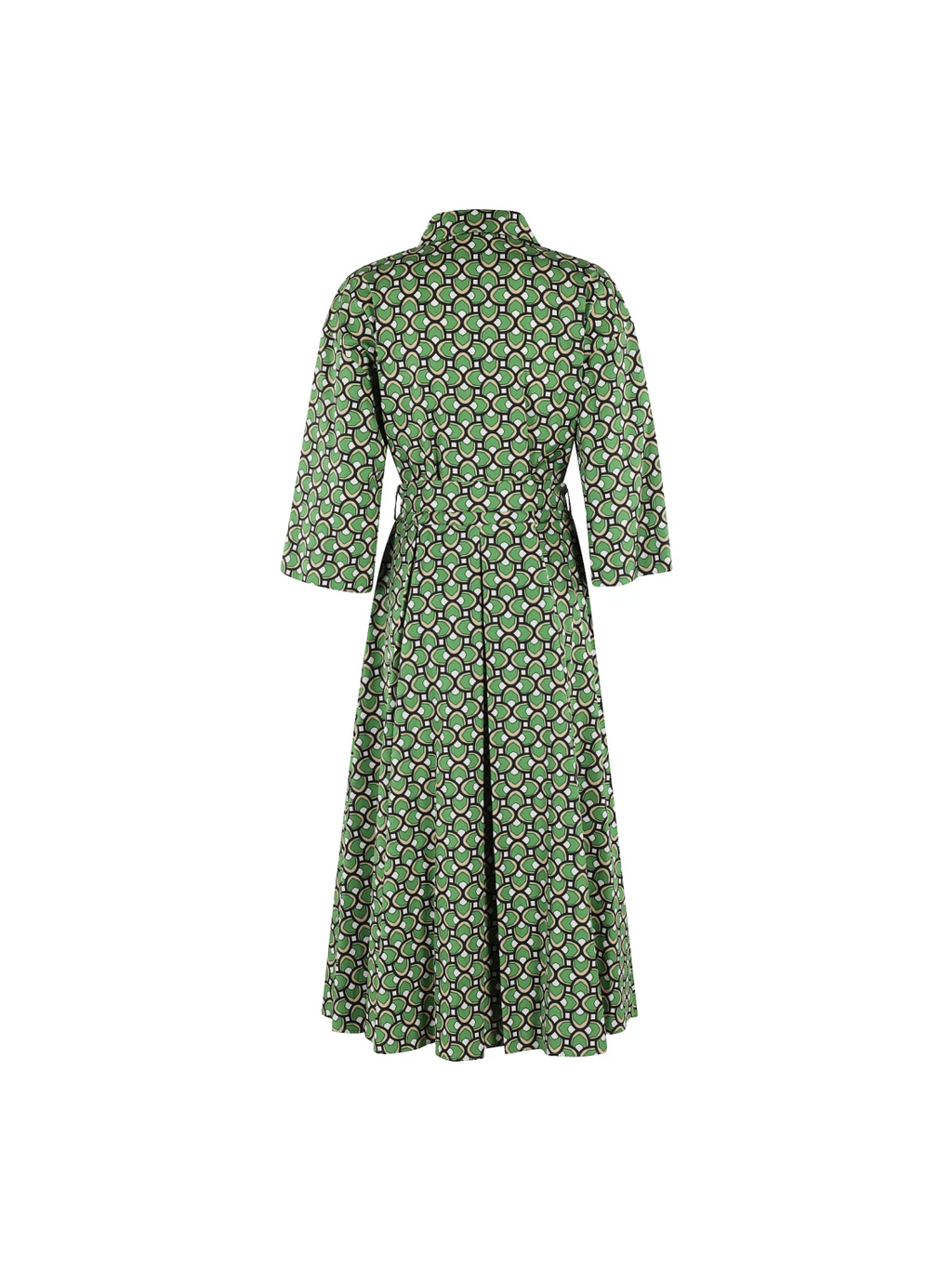 Flowering Girl Women Varenna Cotton Shirt Dress - Green
