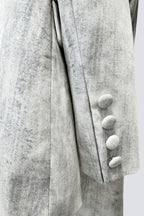Flowering Girl Women Isleta Print Blazer Two Piece Set - Grey