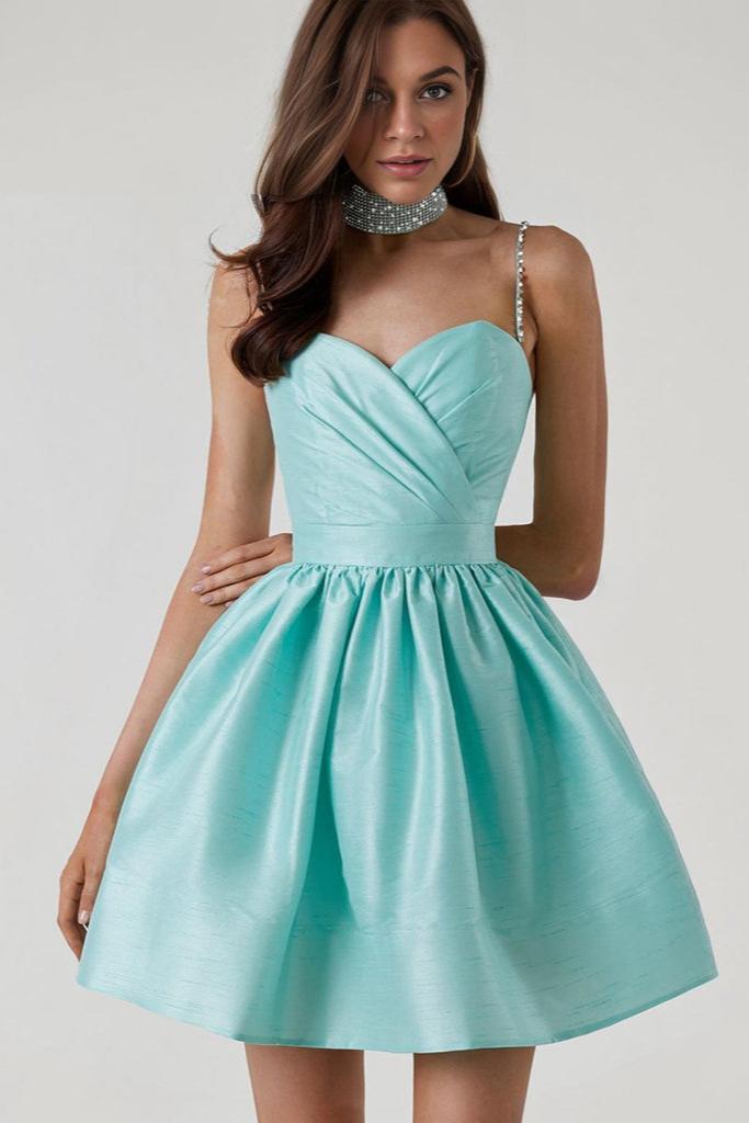 Flowering Girl Women Satin Ruffle Hem Mini Dress