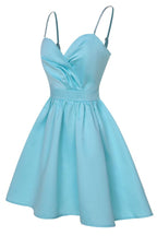 Flowering Girl Women Satin Ruffle Hem Mini Dress