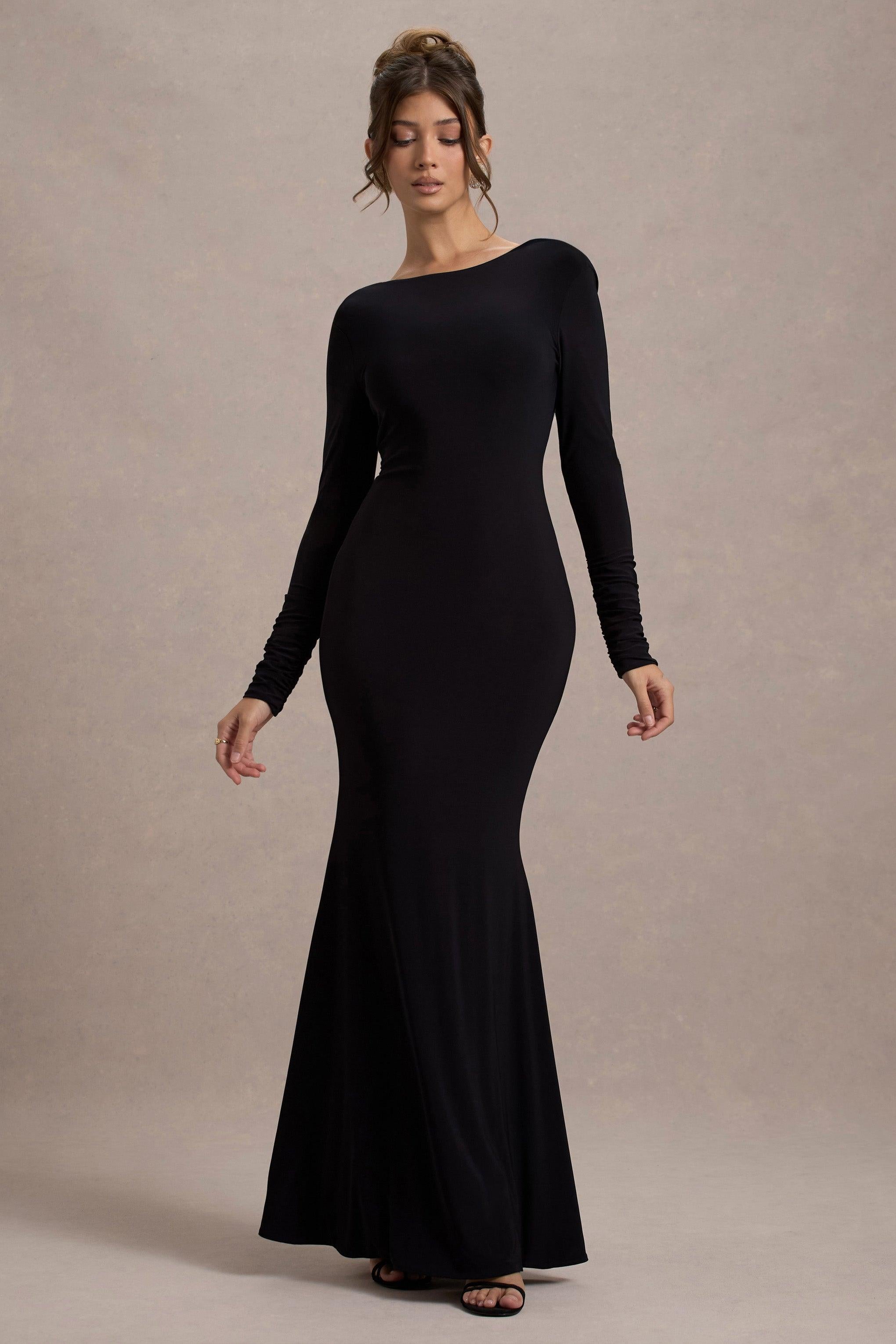 Flowering Girl Women Jersey Bow Backless Midi Dress