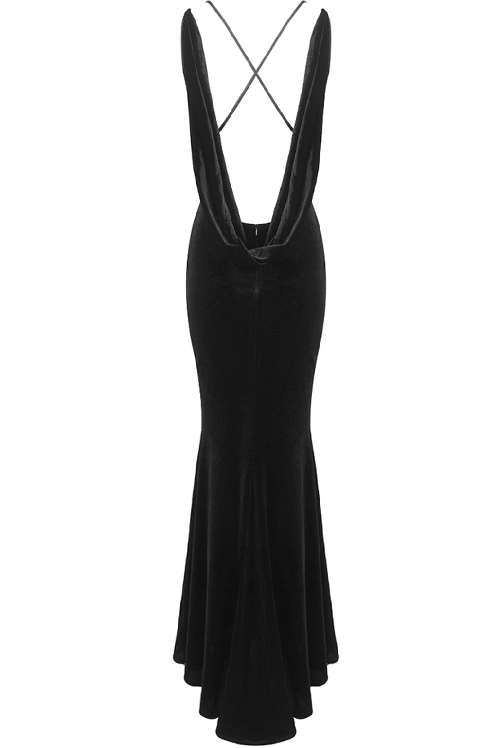 Flowering Girl Women 3D Floral Velvet Sleeveless Maxi Dress