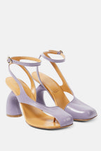 Flowering Girl Women Janelle Cutout Heeled Sandals - Purple