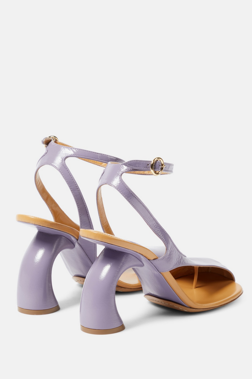 Flowering Girl Women Janelle Cutout Heeled Sandals - Purple