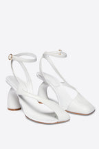 Flowering Girl Women Janelle Cutout Heeled Sandals - White