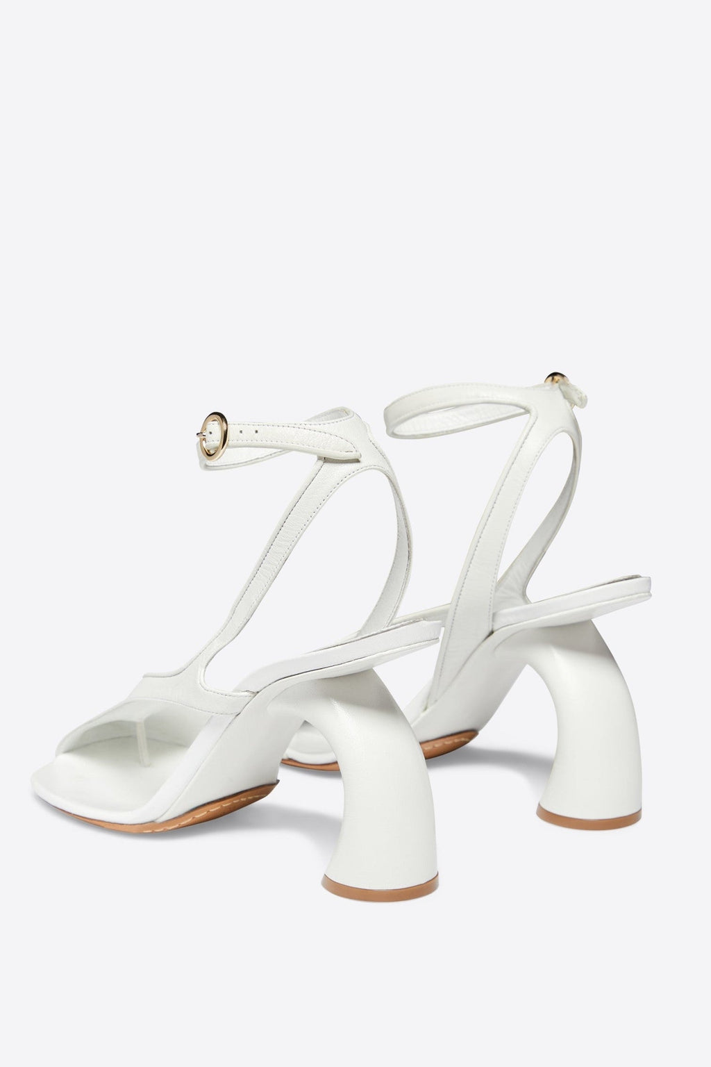 Flowering Girl Women Janelle Cutout Heeled Sandals - White