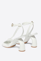 Flowering Girl Women Janelle Cutout Heeled Sandals - White
