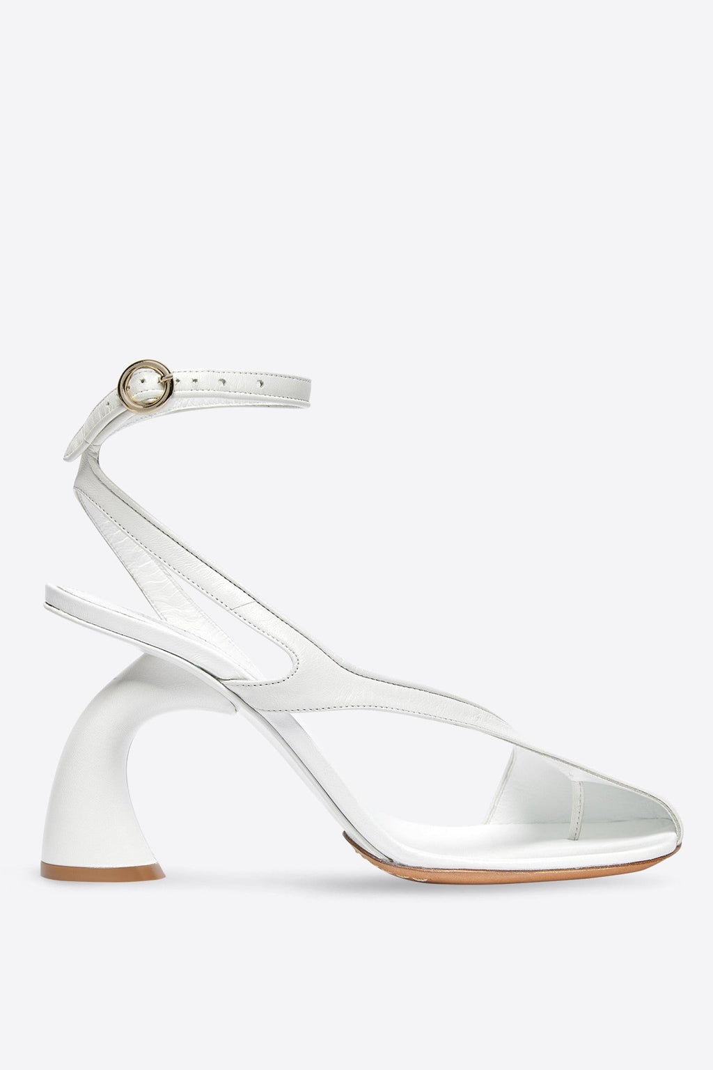 Flowering Girl Women Janelle Cutout Heeled Sandals - White