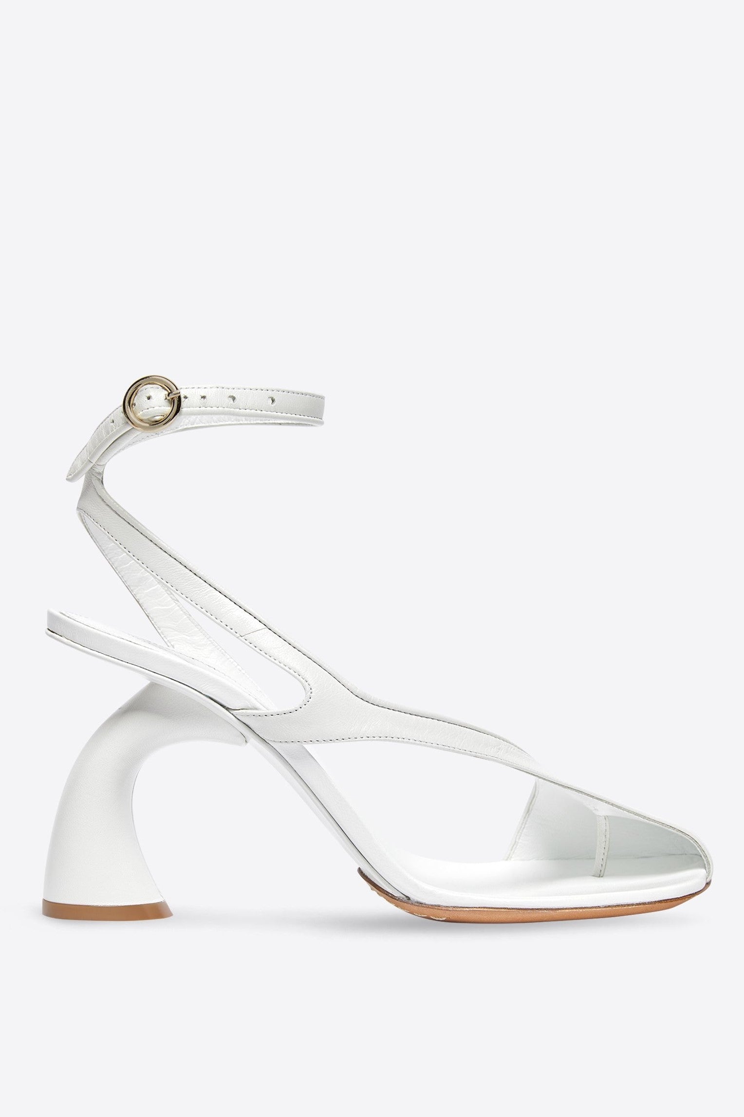 Flowering Girl Women Janelle Cutout Heeled Sandals - White