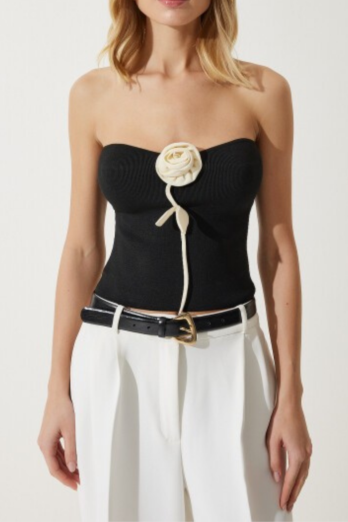 Flowering Girl Women Jayda Flower Strapless Top