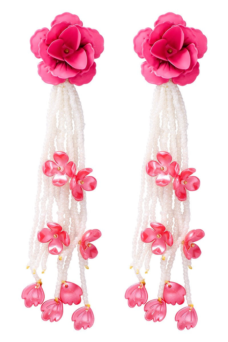 Flowering Girl Women Jocelyn Floral Bead Earrings