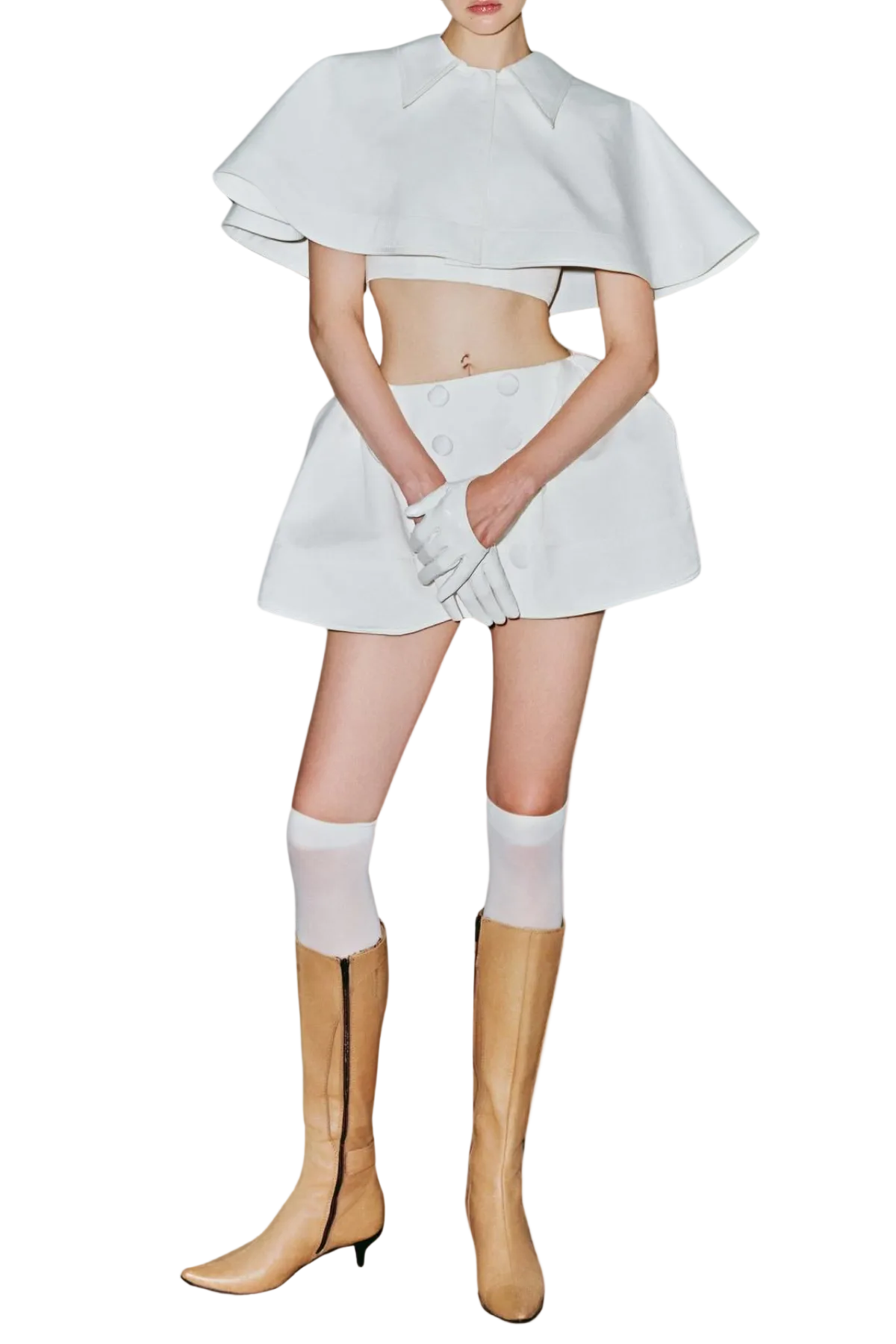 Jonas Cape Top & Mini Skirt Set