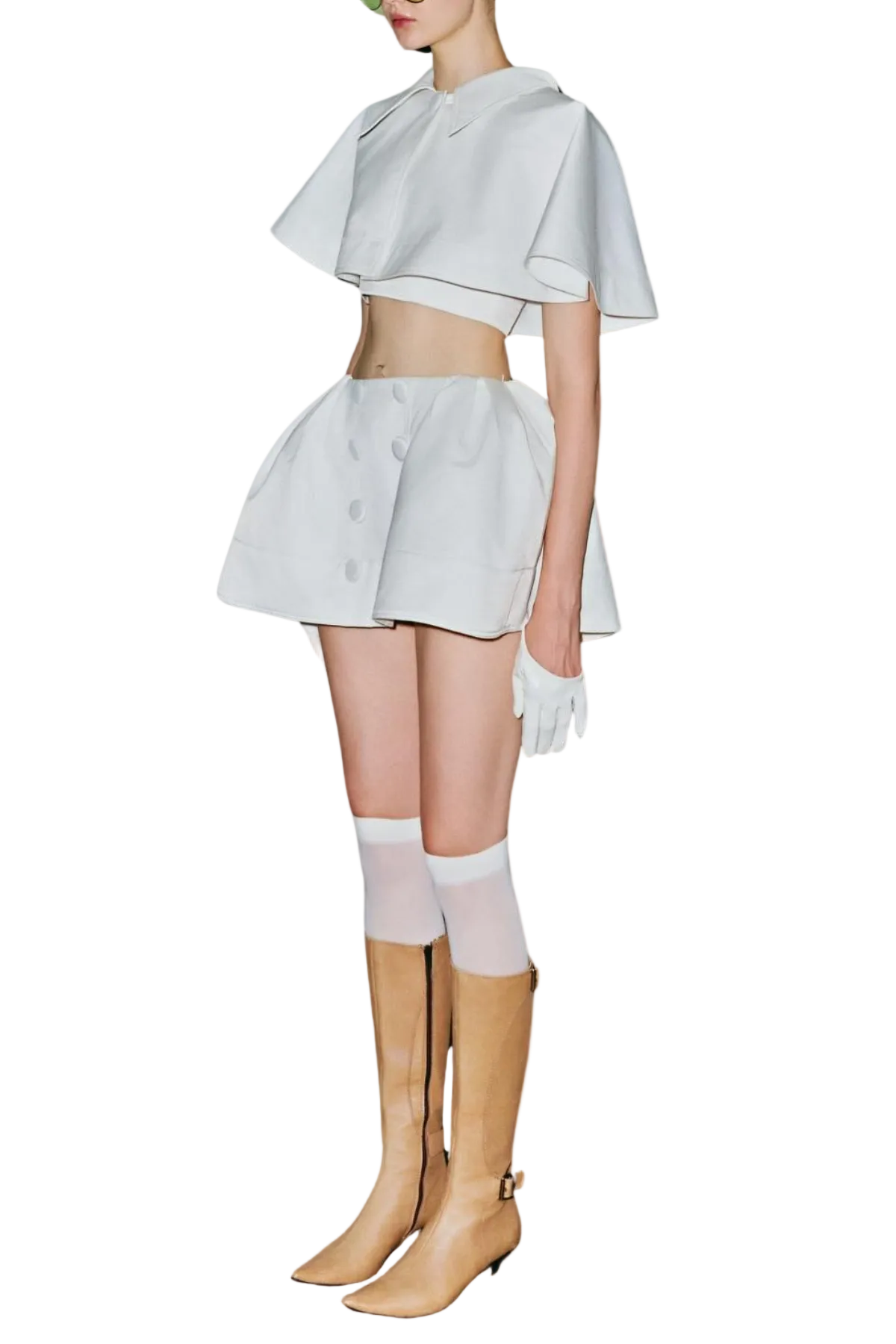 Jonas Cape Top & Mini Skirt Set