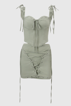 Flowering Girl Women Everla Lace Up Set