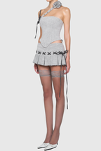 Flowering Girl Women Julianna Floral Lace Up Set