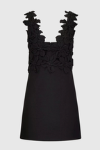 Flowering Girl Women Juliete Floral Plunge Sleeveless Mini Dress