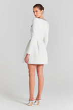 Flowering Girl Women Kimi White Crystal Mini Dress