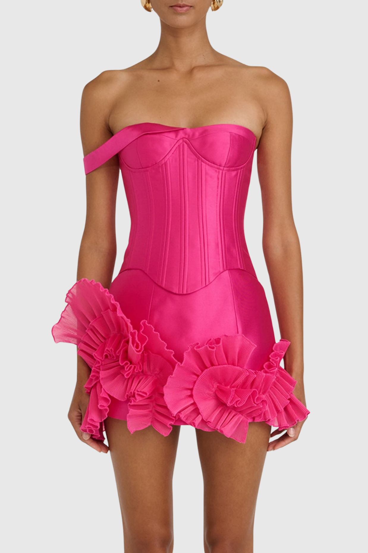 Flowering Girl Women Kabir Satin Corset Two Piece Set