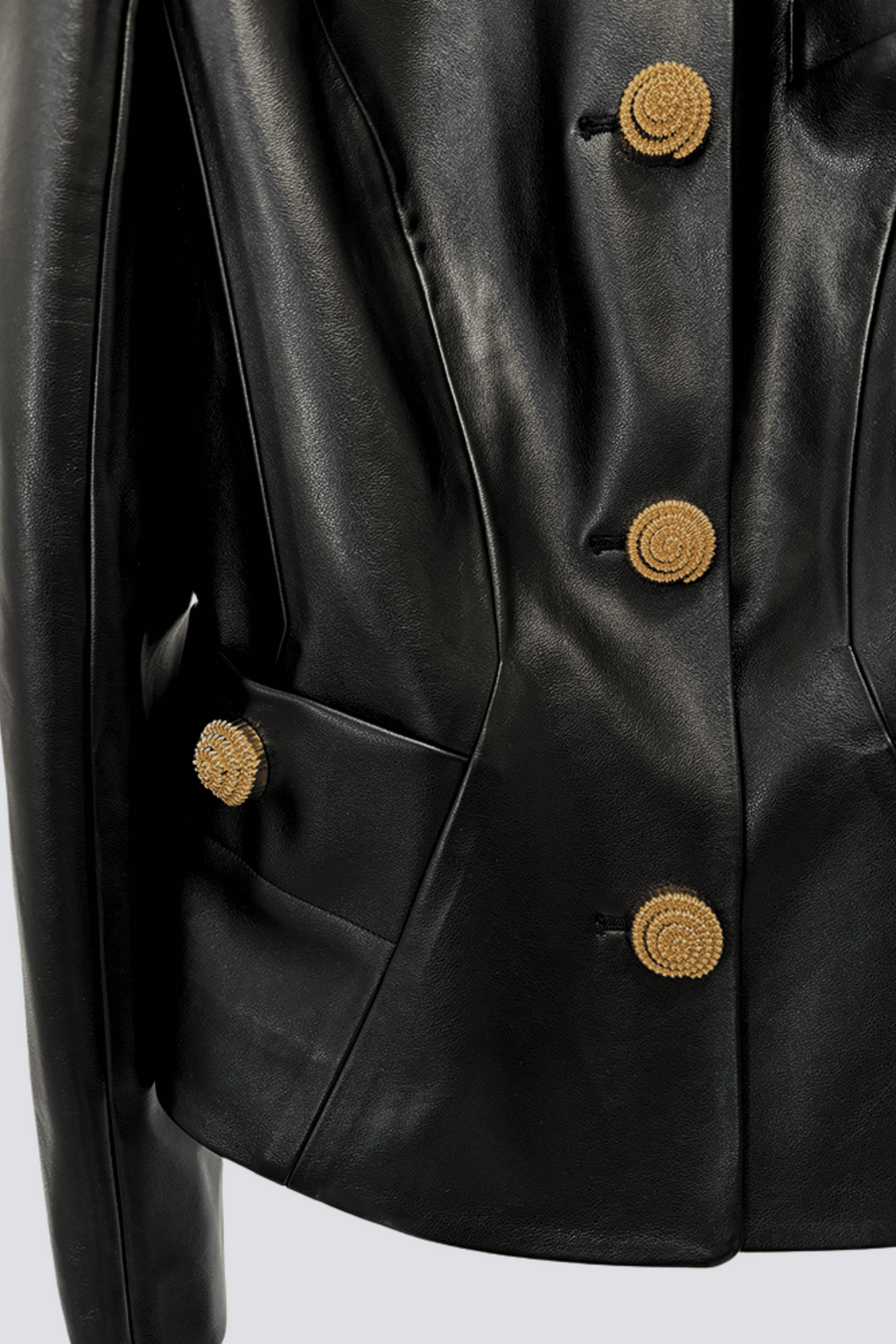 Flowering Girl Women Kester Leather Buttoned Jacket