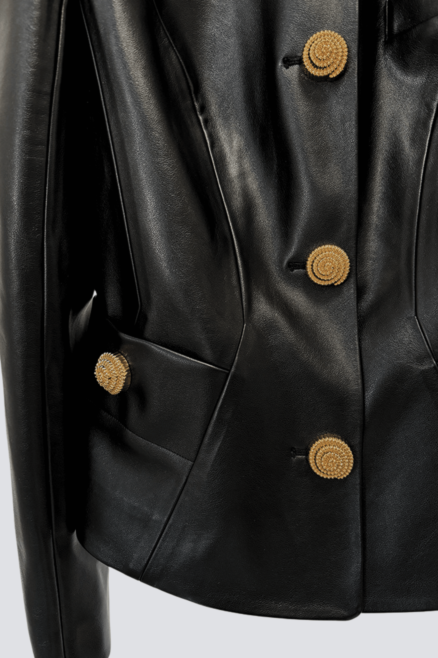 Flowering Girl Women Kester Leather Buttoned Jacket