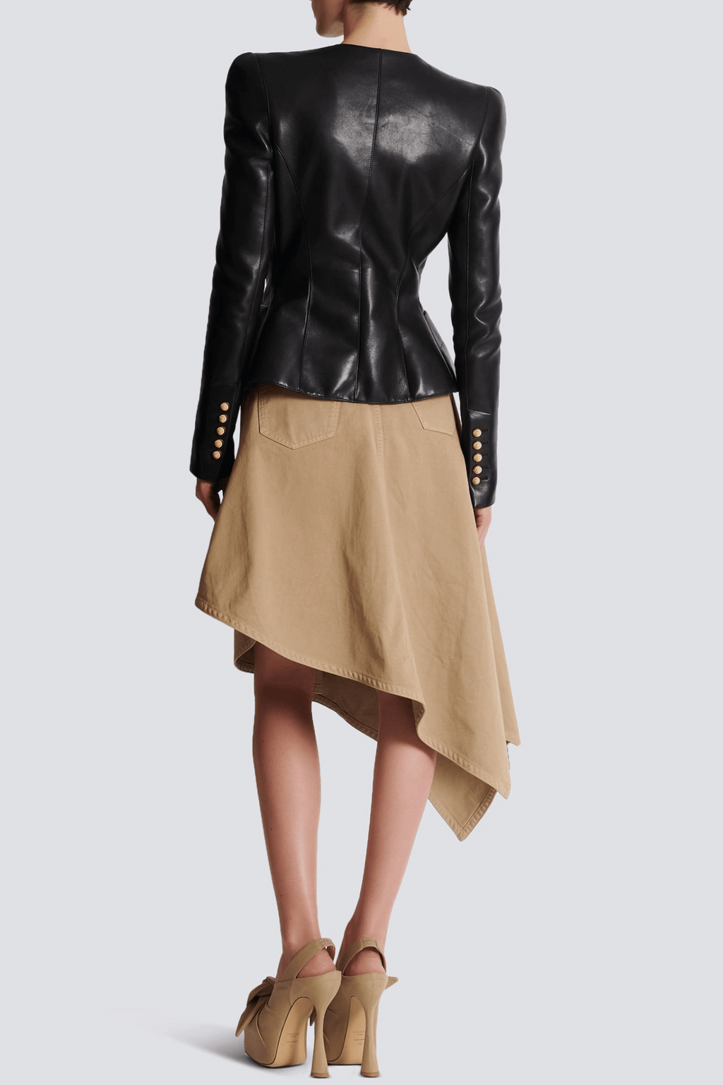 Flowering Girl Women Kester Leather Buttoned Jacket