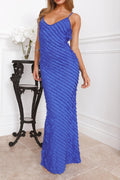 Flowering Girl Women Runaway Opaline Maxi Dress Royal Blue