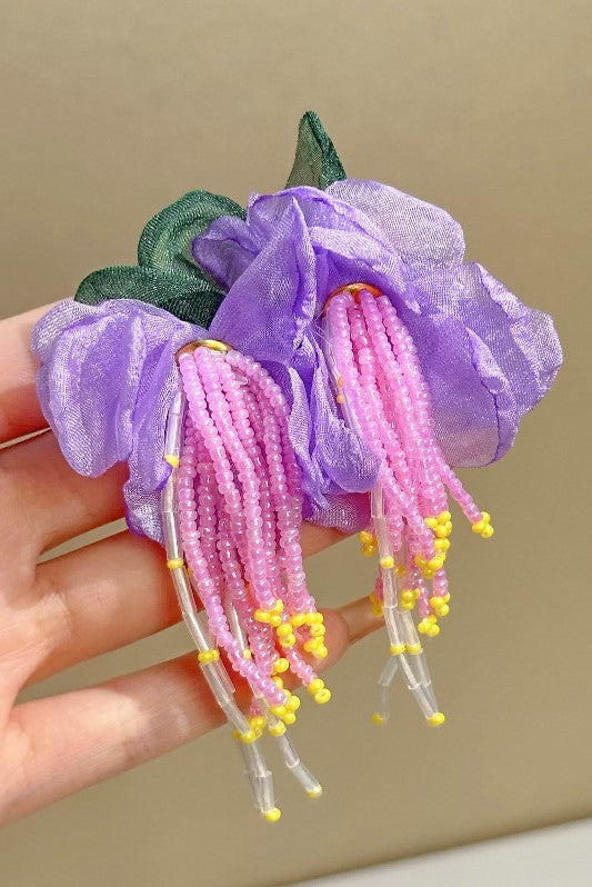 Flowering Girl Women Lauren Floral Bead Earrings