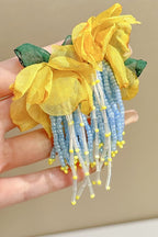 Flowering Girl Women Lauren Floral Bead Earrings