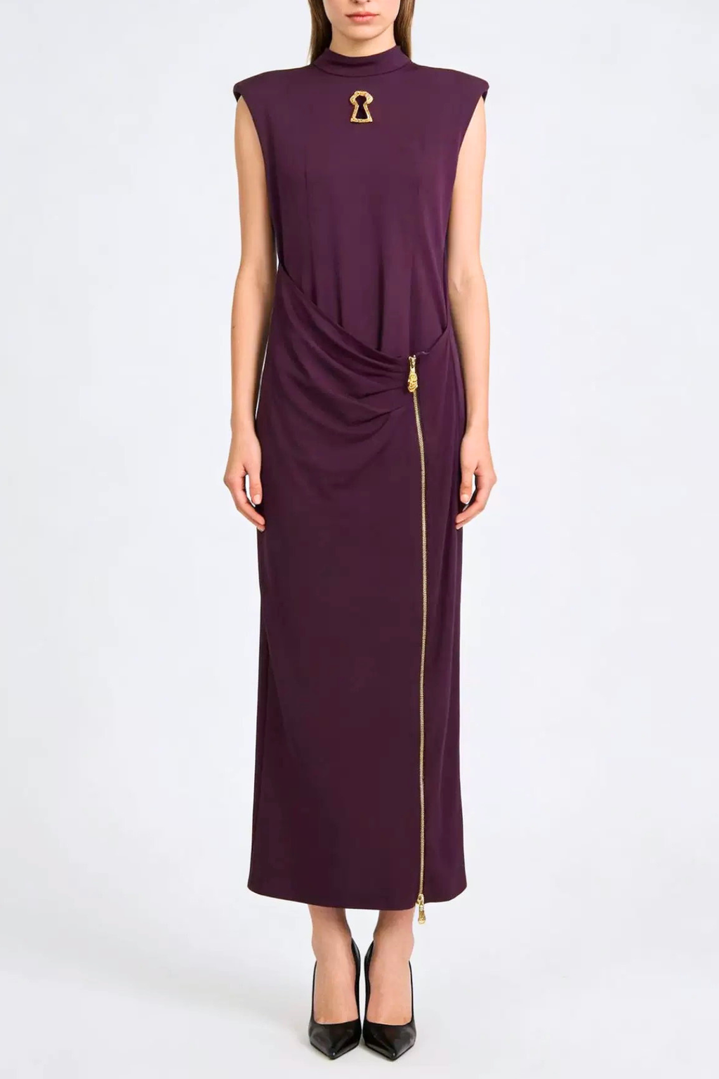 Flowering Girl Women Leifs Sleeveless Zip Maxi Dress - Purple