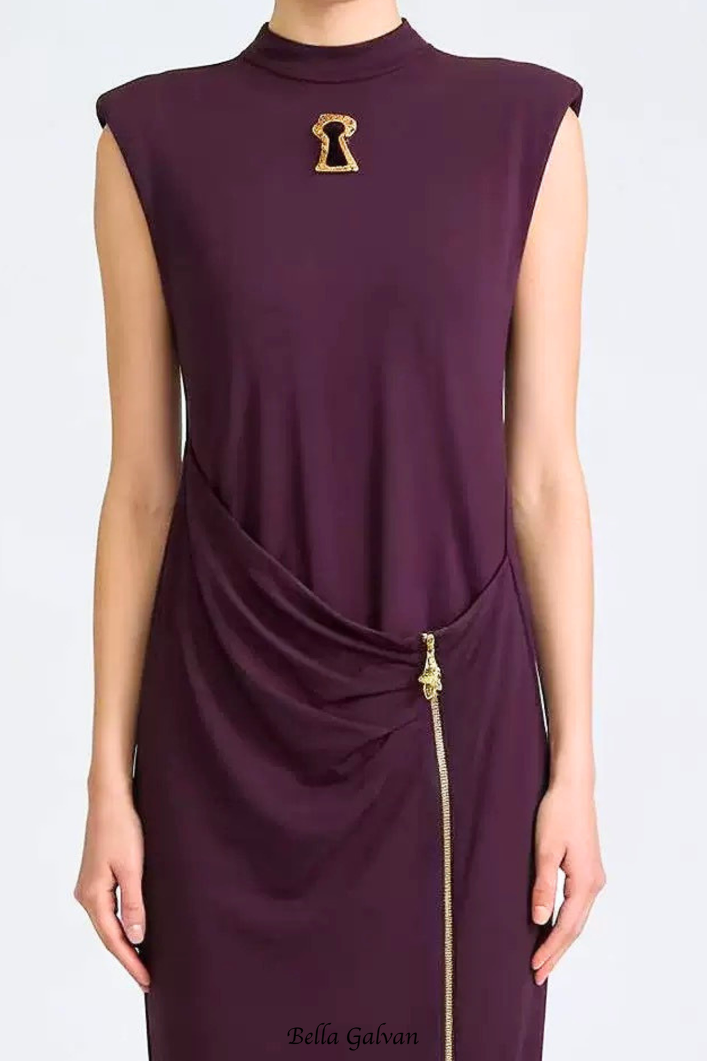 Flowering Girl Women Leifs Sleeveless Zip Maxi Dress - Purple