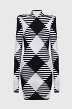 Flowering Girl Women Lero Gingham Mini Bandage Dress