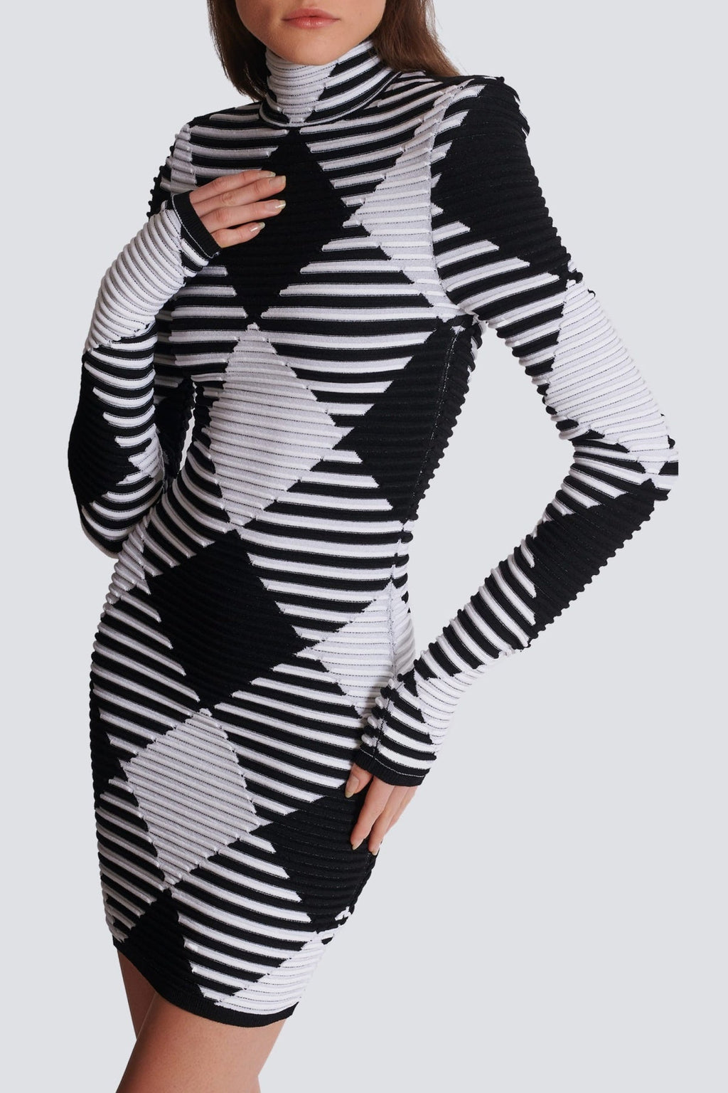 Flowering Girl Women Lero Gingham Mini Bandage Dress