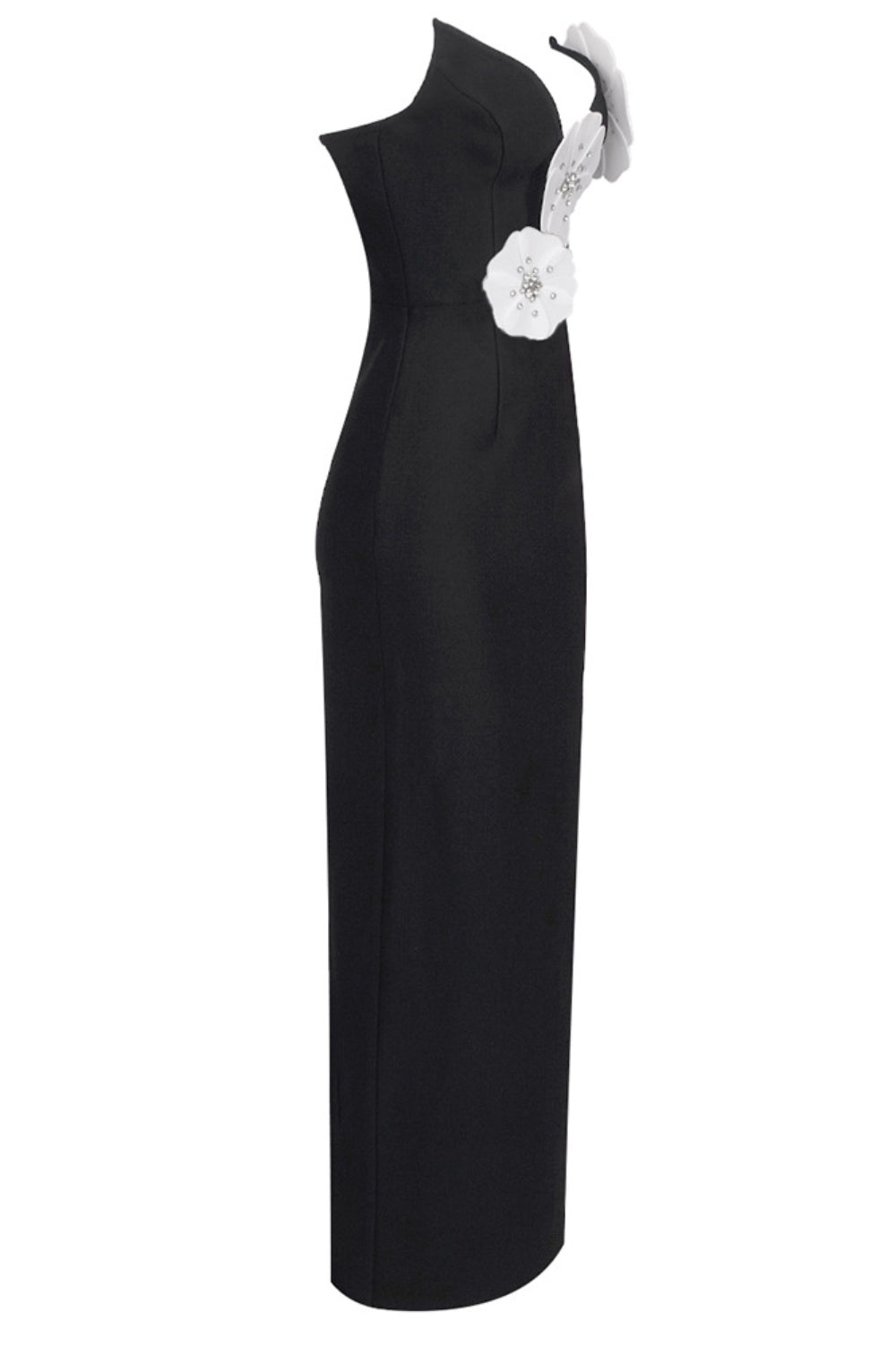 Flowering Girl Women Lilith Floral Strapless Maxi Bandage Dress