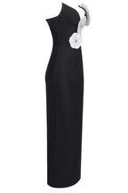 Flowering Girl Women Lilith Floral Strapless Maxi Bandage Dress