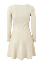 Flowering Girl Women Lillian Square-Neck Knit Mini Dress