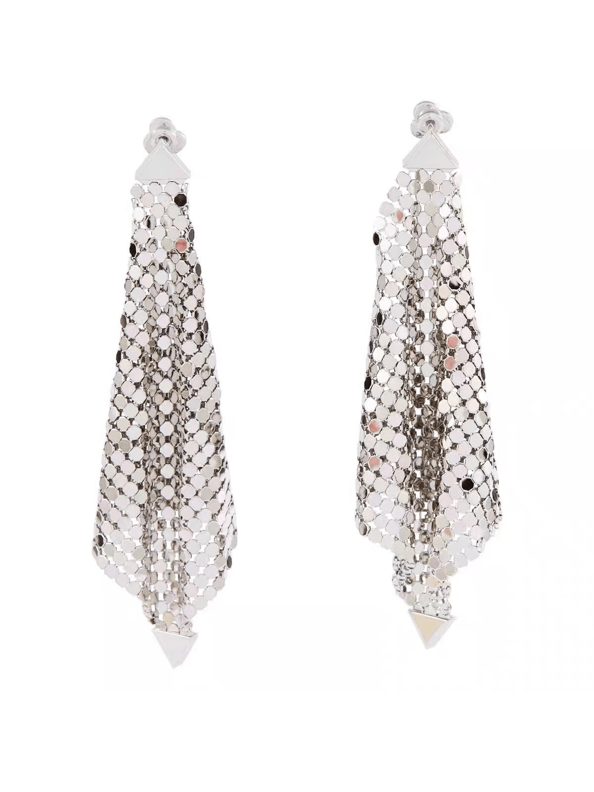 Flowering Girl Women Lusen Triangle Tassel Earrings