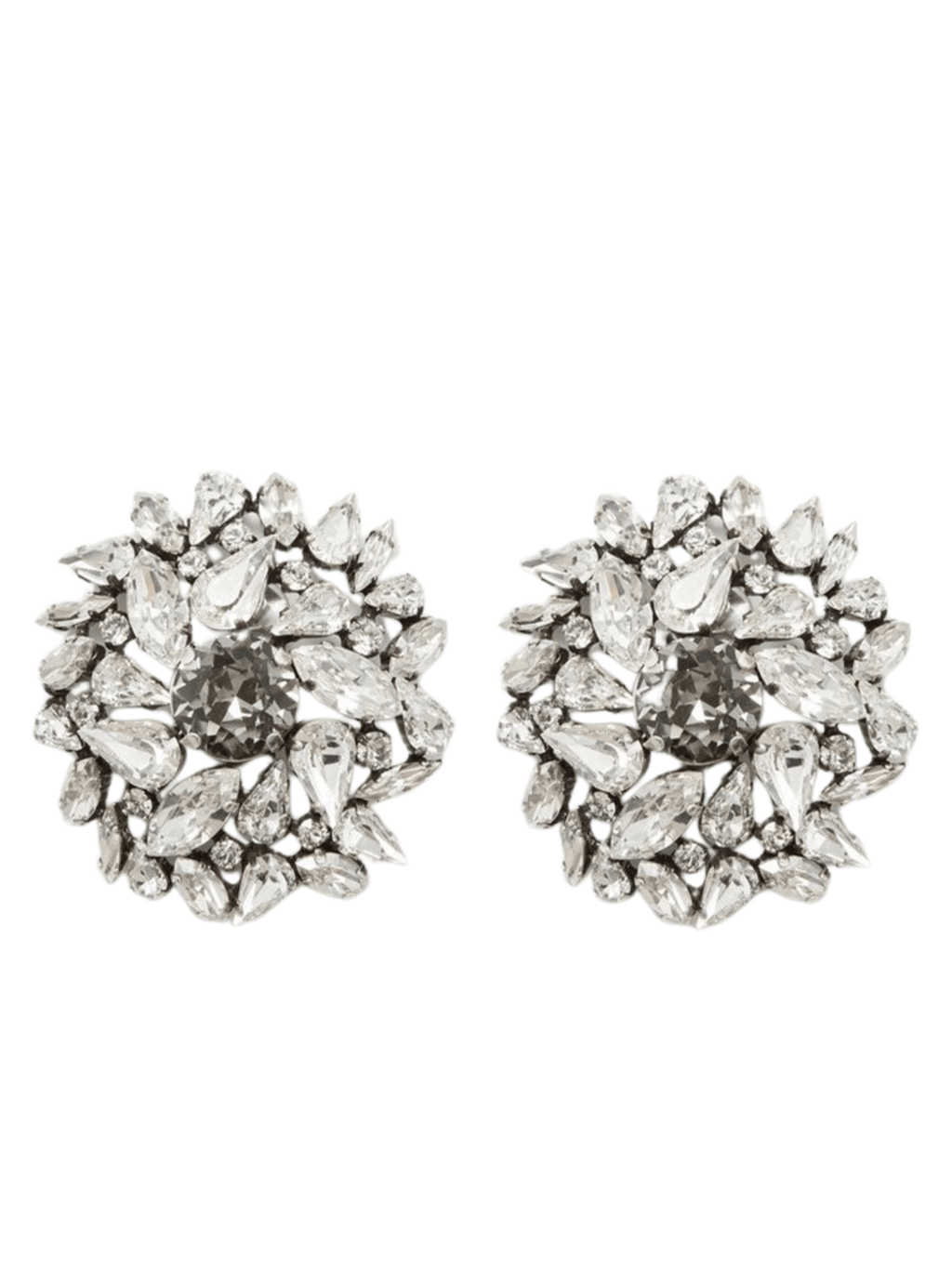 Flowering Girl Women Lysander Circle Rhinestone Earrings