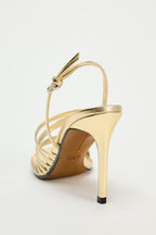 Flowering Girl Women METALLIC STRAPPY SANDALS