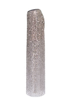 Showstopper Fully Sequined Silver Fitted Maxi Skirt, Midnight Walk